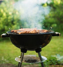 Backyard grill