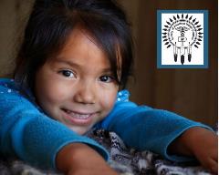 Native American child smiling at camera