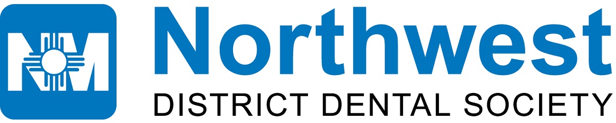 Blue and white logo